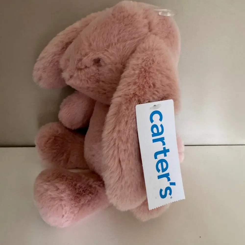 Carter's Pink Plush Soft Floppy Ear Bunny Rabbit Stuffed Animal New